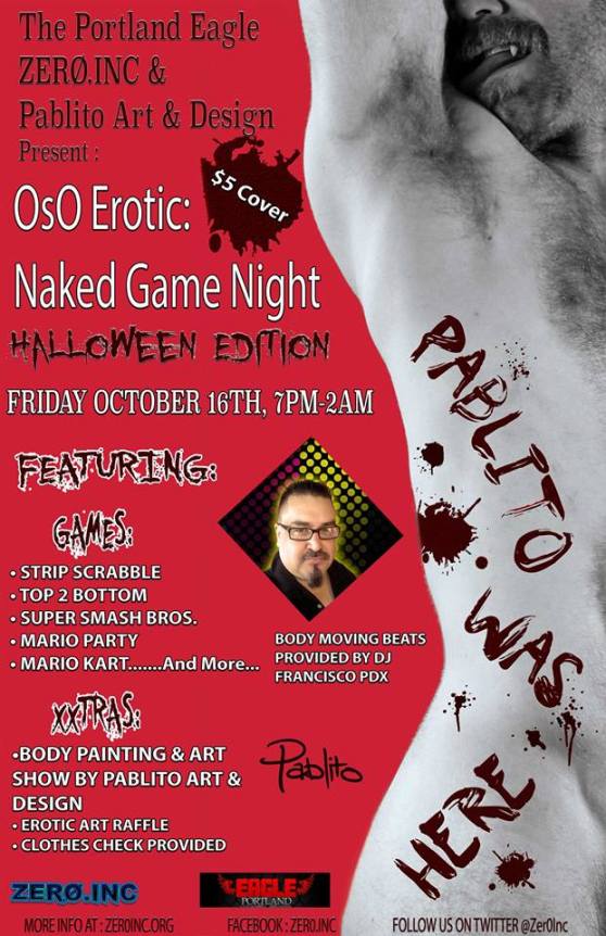 Naked Game Night October